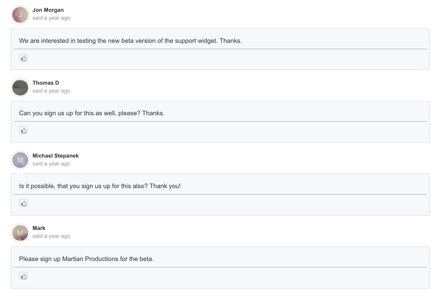 User community for adoption - 1